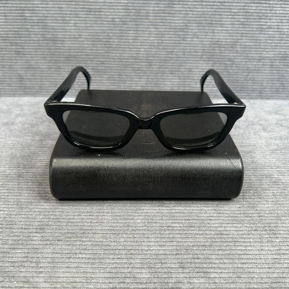 Polaroid 3-D Viewer No. 727 Black Plastic Rectangular Vintage Glasses